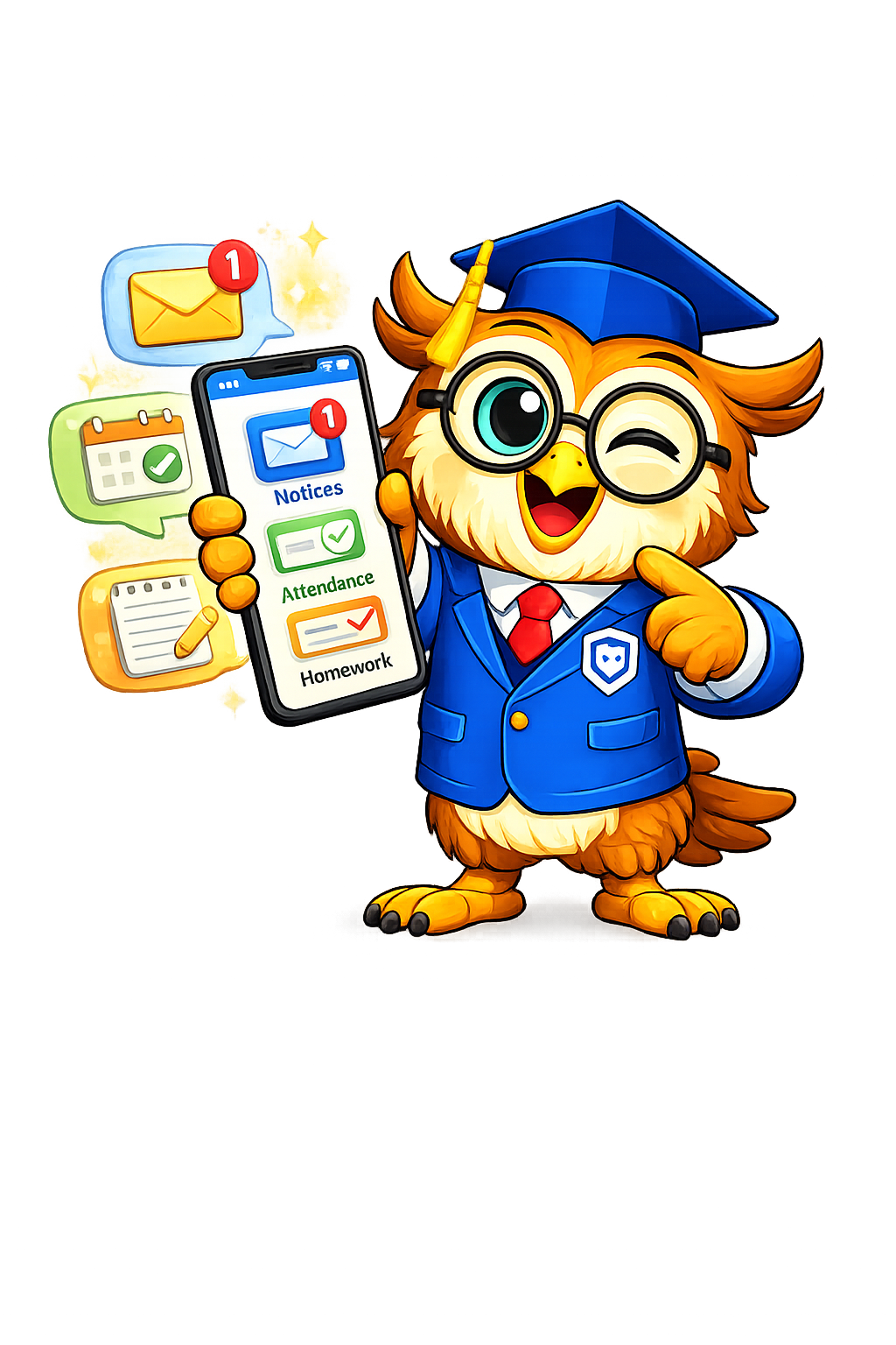 MOSI parent plan mascot